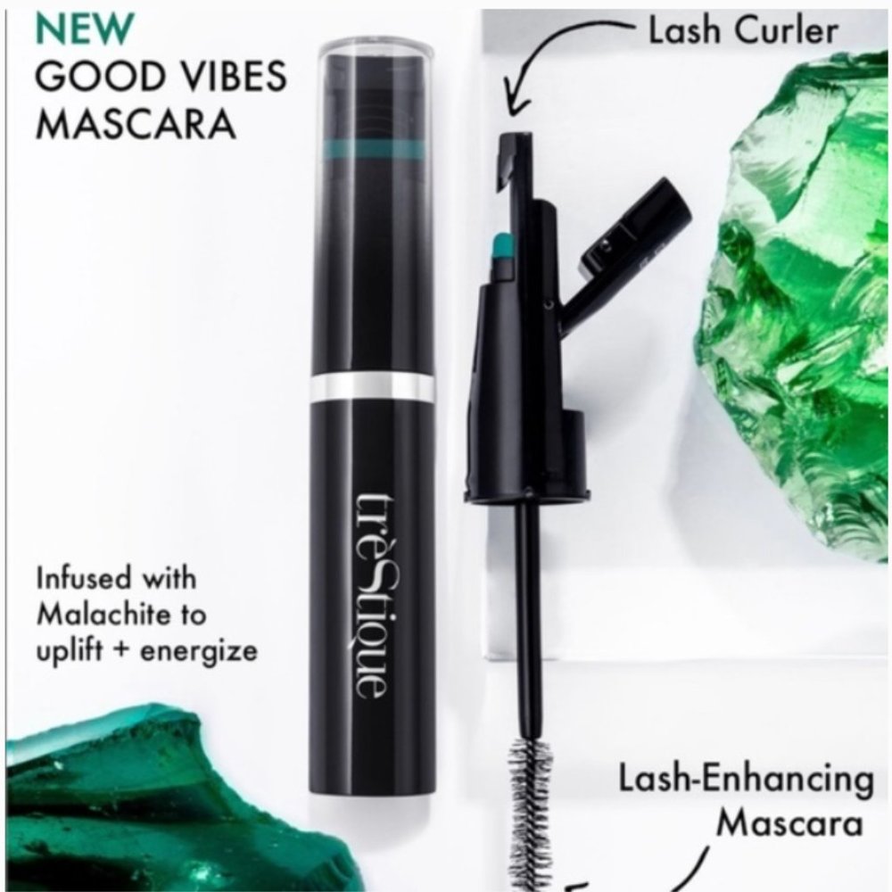 TRÈSTIQUE GOOD VIBES MASCARA + LASH CURLER NIB